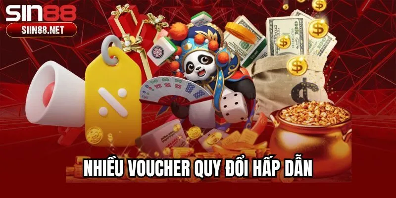 Nhiều voucher quy đổi hấp dẫn