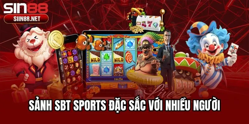 Sảnh SBT Sports đặc sắc với nhiều người